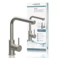 SCH&Uuml;TTE 99705 VITAL Sensor-Sp&uuml;ltischarmatur K&uuml;che, K&uuml;chenarmatur mit...
