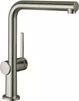hansgrohe Talis M54 K&uuml;chenarmatur 72860800 Niederdruck, mit Ausziehauslauf,...
