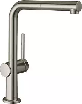 Hansgrohe Talis M54 Einhebel-K&uuml;chenmischer 270 1jet Niederdruck edelstahl finish (72860800)
