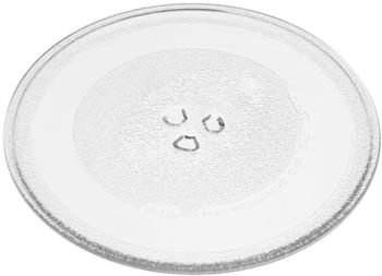 vhbw Mikrowellen-Teller Ersatz f&uuml;r 11002491 f&uuml;r 25,5 cm, Glas, Transparent