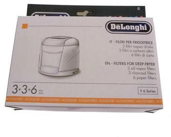 De'Longhi KIT FILTRE 6 HUILE 3 VAPEUR 3CHARBON ACTIF 6967420