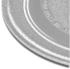 vhbw Mikrowellen-Teller kompatibel mit Sharp YC-NS203E-B, YC-MS181AE 24,5 cm, Glas Silber