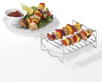 GOURMETmaxx Grillrost aus Edelstahl f&uuml;r Hei&szlig;luft-Fritteuse 01594