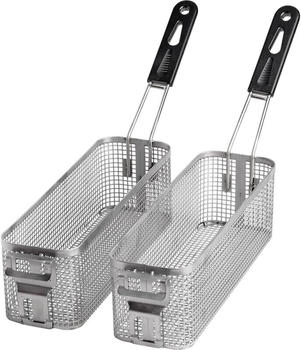 Stalgast Edelstahl Frittierkörbe, 2er Pack, für 10L-Fritteusen von