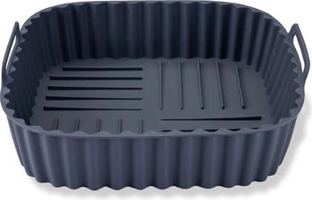 Fackelmann Silikonform f&uuml;r Hei&szlig;luftfritteuse eckig, 21x21x7cm