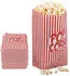 Relaxdays Snackschale Retro Popcorntüten 100er Set rot/ weiß