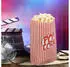 Relaxdays Snackschale Retro Popcorntüten 100er Set rot/ weiß