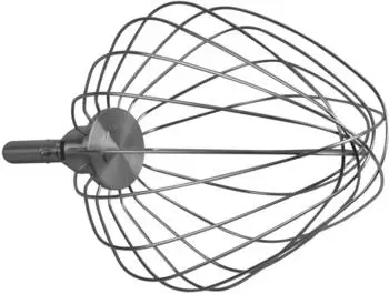VIOKS Schneebesen Ersatz für Küchenmaschine, Edelstahl, 9-Drähte (KW717152)