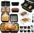 LuxusKollektion Airfryer Zubehör 18-tlg. für Ninja Foodi Flexdrawer 10,4L, BPA-frei (AF500EU)