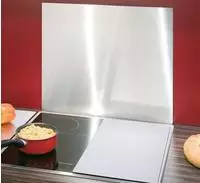 Maximex K&uuml;chenr&uuml;ckwand "Edelstahl" Wandblende, Spritzschutz f&uuml;r die Herdwand,