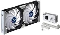 Titan TTC-SC09TZ(B), Ventilator, 12 cm, 2000 RPM, 32,9 dB, 121,13 cfm, Schwarz, Wei&szlig;