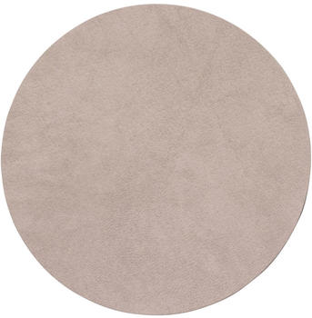 LINDDNA Glasuntersetzer CIRCLE 8-teilig Leder Nupo Ø 10 cm Normad Grey