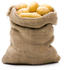 Haga 60cm x 110cm Kartoffelsack Jute, (1-tlg), Abmessungen: 60cm x 110cm