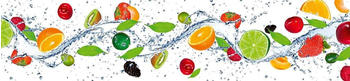 DIMEX Küchenrückwand Folie selbstklebend Spritzschutz 260x 60 cm ZEN Obst