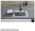 SystemCeram KeraDomo Abtropfmatte Silikon grau 0849 308x 408 mm
