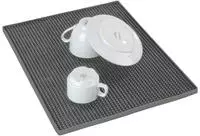 WENKO Abtropfmatte Mod. Maxi Grau, 40 x 30 cm mit Noppenstruktur 54717100