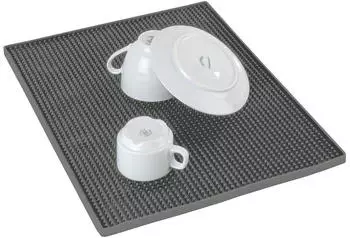 Wenko Geschirr-Abtropfmatte Maxi extra 40x 30 cm grau