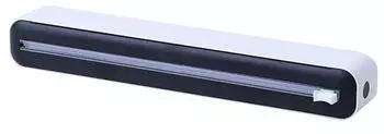 K&ouml;nig Design Folienschneider Frischhaltefolie Abroller Folienspender Schneider nachf&uuml;llbar, Farbe:Schwarz