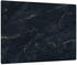ALLboards Herdabdeckplatte Schwarzer Marmor 52x 60 cm