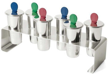 Eco Brotbox Ice Pops mit Eisformen aus Edelstahl 70ml (6 Stk.)