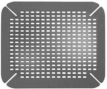 iDesign Spülbeckeneinlage Basic, Kunststoff, eckig, anthrazit, 35,6 x 40,6 cm