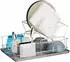 Relaxdays Abtropfgestell 10020383, 2 Etagen, Geschirr und Besteck, Edelstahl, 48x23x32cm, silber