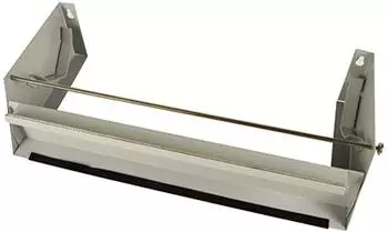 Papstar Folienschneider 19680 Metall, silber, Gastronomiespender, f&uuml;r 30cm Rolle