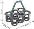 Rotho Flaschenträger Basic für 6 Flaschen 35 x 26 x 27 cm Flaschenträger