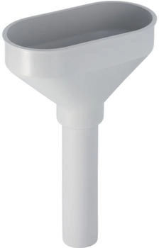 Geberit Trichter oval in PP ohne Rand weiss H: 27 cm 152378111