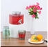 Relaxdays Getränkespender Saftspender Wasserspender Zapfglas Saftbehälter 2,8 Liter Glas