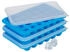 Relaxdays Eiswürfelform Eiswürfelschale Eiswürfel-Gießform Silikonform Diamant 3er Set