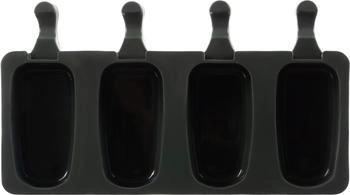 Ruhhy Eisform aus Silikon - 4 Eissorten - 50 Stäbchen, Eisherstellung, Schwarz