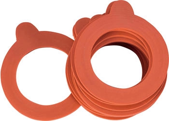 Weck Einkochring, Einmachgläser, Rot