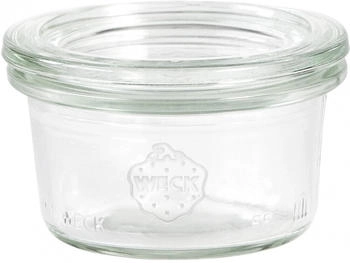 Weck Mini-Sturzglas 50ml, Einmachgläser, Transparent