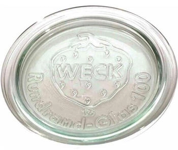 Weck Glasdeckel Rundrand Einkochwelt, Ø 100 mm, 1 Stück, Einmachgläser