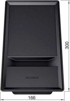 Blanco Depot-Schale, Abtropfgestell, Schwarz