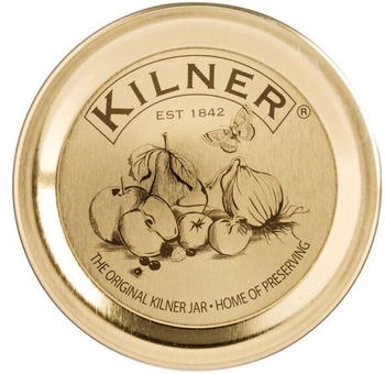 Kilner 12er Set - Vakuumdichtungen für Weithalsgläser, Einmachgläser, Gold
