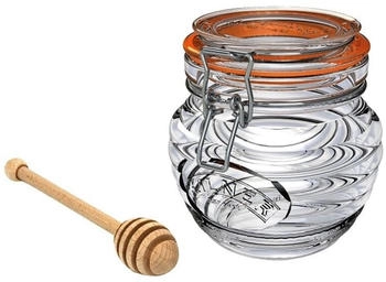 Kilner Honigglas und Löffel, Vorratsbehälter, Transparent
