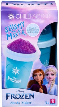 Chill Factor 08157 Disney Frozen Elsa-Reusable, Homemade Squeeze Cup slushy Maker Kitchen Toys, Eisherstellung, Blau