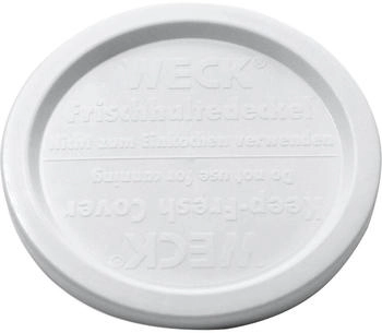 Weck 5x Frischhaltedeckel, Einmachgläser, Weiss