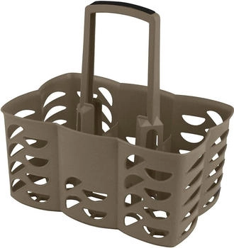 Gies Flaschenträger für 6 Flaschen 30,5x21x31cm EcoRecycled taupe