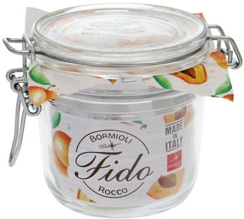 Bormioli Rocco Drahtbügelgläser Fido 350ml 6 Gläser + Gummis Einmachgläser 58298