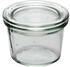 APS WECK Gläser 80 ml mit Deckel Ø 6 cm H: 5,5 cm 12 Stk.
