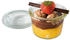APS WECK Gläser 80 ml mit Deckel Ø 6 cm H: 5,5 cm 12 Stk.