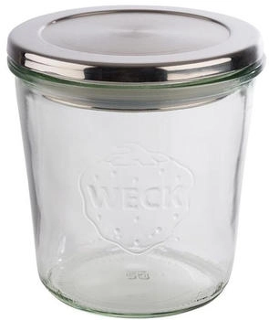 APS Weckgläser in Sturzform mit Edelstahldeckel je 580 ml Ø x H: 11 x 11 cm 2 Stk.