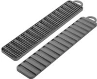 Abtropfmatte Grau Gravity slim 2 in 1