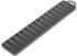 Metaltex Gravity Slim Abtropfmatte, Zwei Verschiedene Modi, 40 x 8 cm schmal, Grau