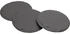 Westmark 8 Naturschiefer-Glasuntersetzer in Bambusbox, rund, Anthrazit/Hellbraun, 69212260