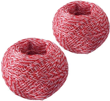Westmark K&uuml;chengarn/Wurstgarn, 2 St&uuml;ck, Spezialgarn, Polyester, L&auml;nge: 60 m, Rot/Wei&szlig;, 15192260