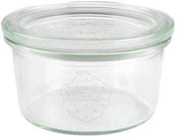 Weck Sturzglas Inhalt 165 ml Einmach Glas mit Glasdeckel zum Einkochen; 12 Stück